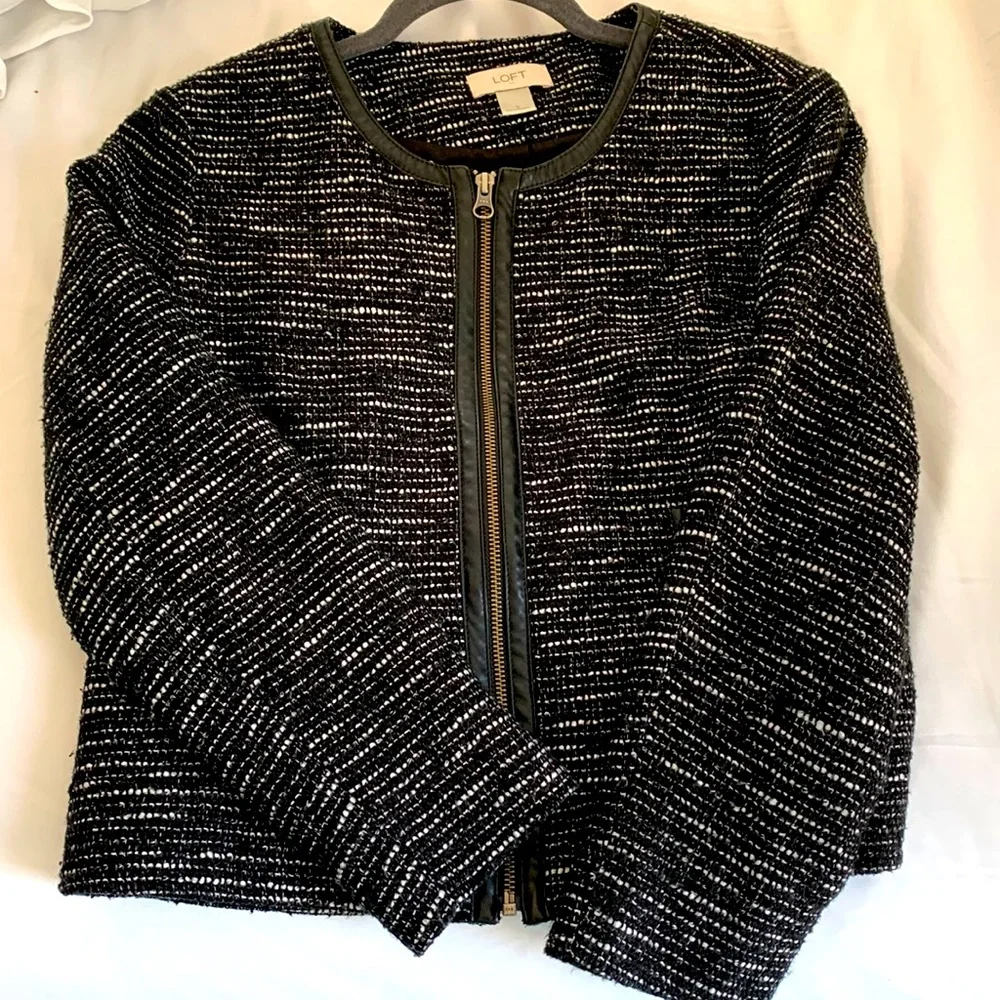 Tweed Cropped Jacket - Picture 1 of 3